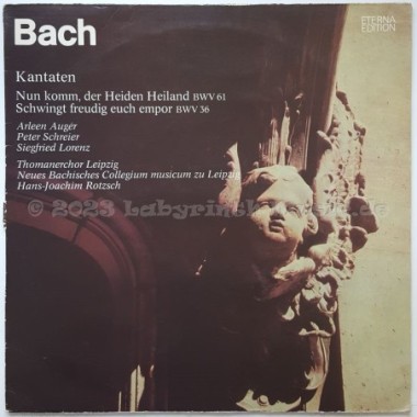 Johann Sebastian Bach - Kantaten • 12" Vinyl LP • EX - Labyrinth Music