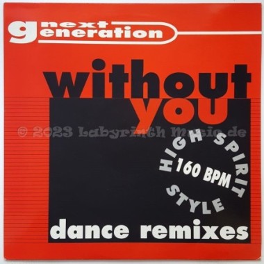 Next Generation - Without You • 12" Vinyl Maxi • MINT - Labyrinth Music