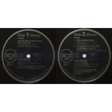 Caron Wheeler - Blue (Is The Colour Of Pain) • 12" Vinyl Maxi • EX - Labyrinth Music