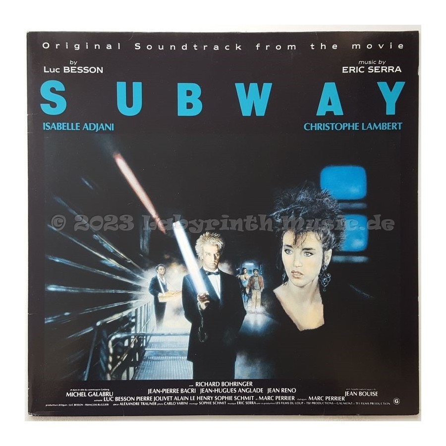 Eric Serra - Subway • Original Soundtrack From The Movie • 12" Vinyl LP • EX - Labyrinth Music