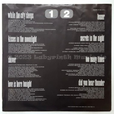 George Benson - While The City Sleeps • 12" Vinyl LP • MINT - Labyrinth Music