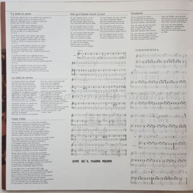 Georges Moustaki - Liederbuch • 12" Vinyl LP • EX - Labyrinth Music