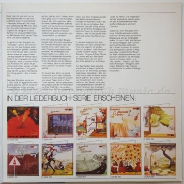Georges Moustaki - Liederbuch • 12" Vinyl LP • EX - Labyrinth Music