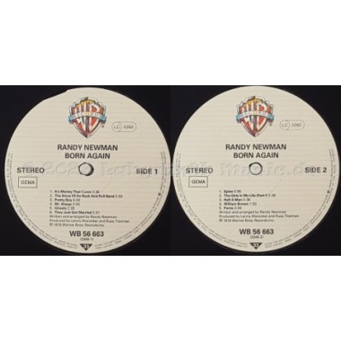Randy Newman - Born Again • 12" Vinyl LP • EX - Labyrinth Music