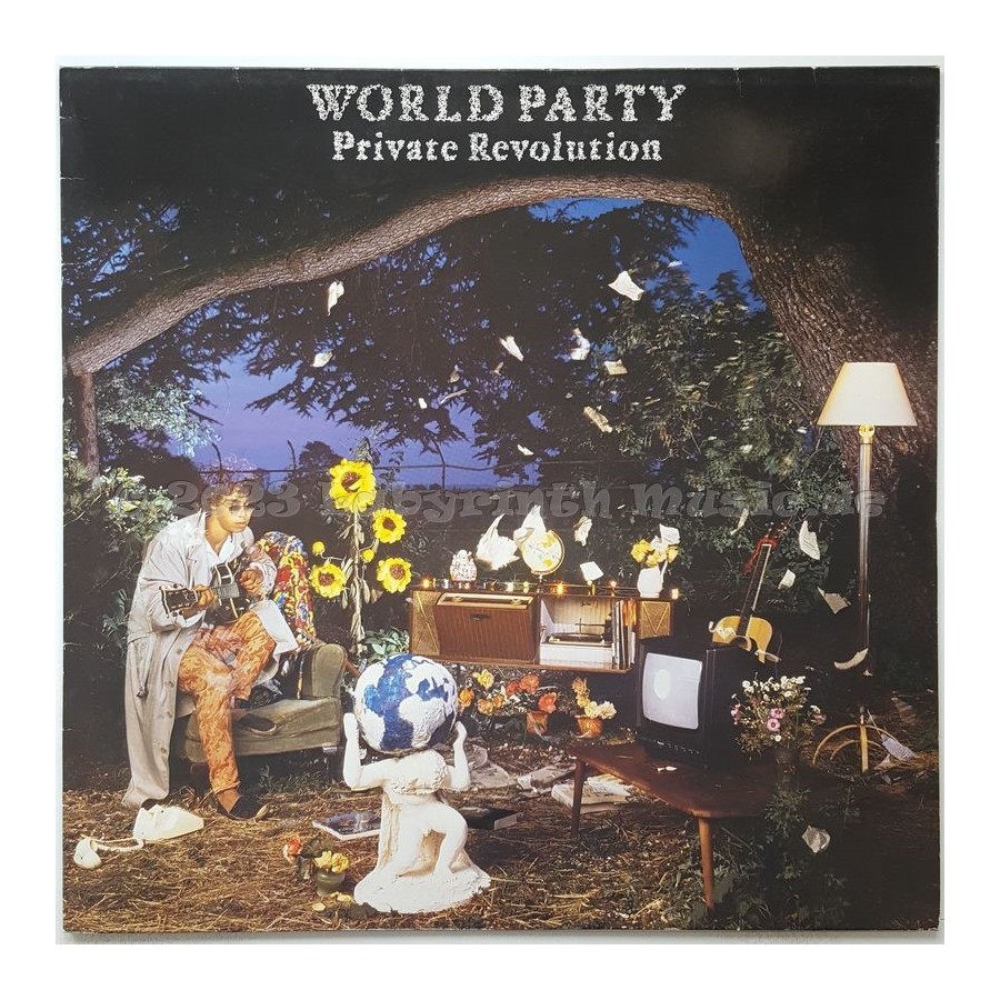 World Party - Private Revolution • 12" Vinyl LP • EX - Labyrinth Music