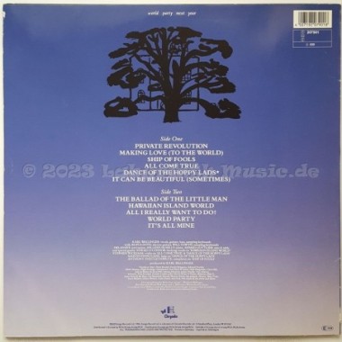 World Party - Private Revolution • 12" Vinyl LP • EX - Labyrinth Music