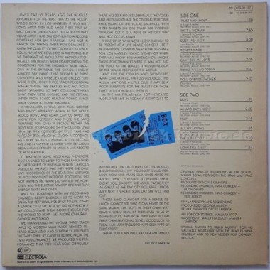 The Beatles - The Beatles At The Hollywood Bowl • 12" Vinyl LP • EX - Labyrinth Music