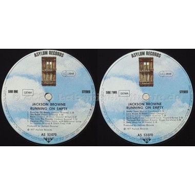 Jackson Browne - Running On Empty • 12" Vinyl LP - Labyrinth Music