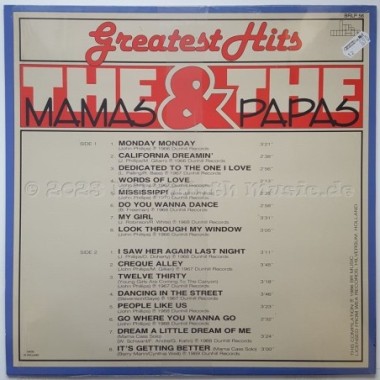 The Mamas & The Papas - Greatest Hits • 12" Vinyl LP • MINT - Labyrinth Music