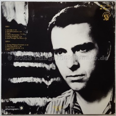 Peter Gabriel - Peter Gabriel • 12" Vinyl LP • EX - Labyrinth Music