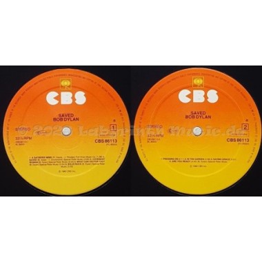 Bob Dylan - Saved • 12" Vinyl LP • EX - Labyrinth Music