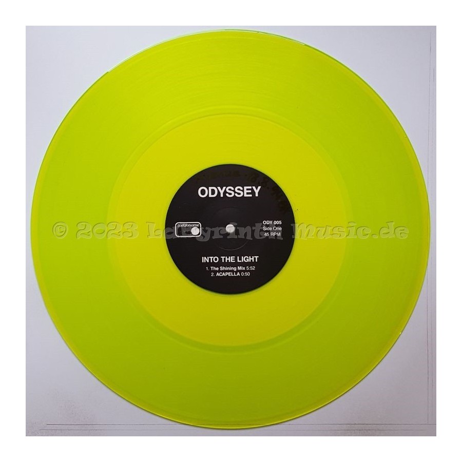 Odyssey - Into The Light • 12" Vinyl Maxi - Labyrinth Music