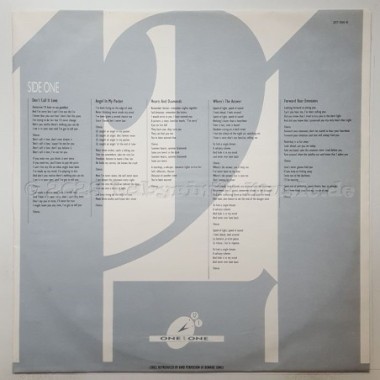 One To One - Forward Your Emotions • 12" Vinyl LP • EX - Labyrinth Music