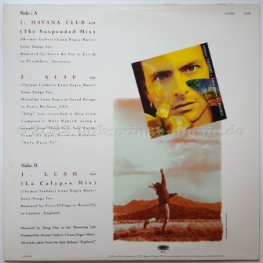 Ottmar Liebert & Luna Negra - Club Sampler • 12" Vinyl Maxi • MINT - Labyrinth Music