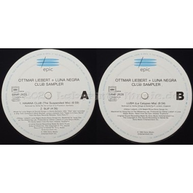 Ottmar Liebert & Luna Negra - Club Sampler • 12" Vinyl Maxi • MINT - Labyrinth Music