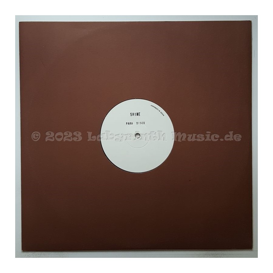 Paradisco - Shine • 12" Vinyl Maxi - Labyrinth Music