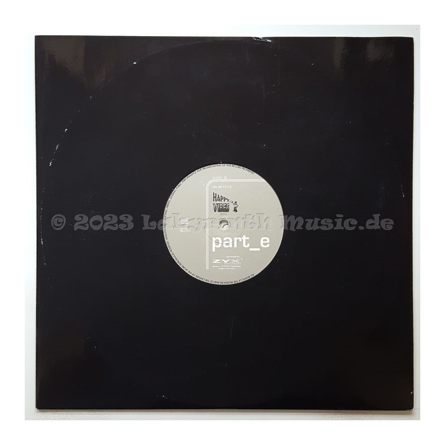 Part-E - Celebrate • 12" Vinyl Maxi - Labyrinth Music