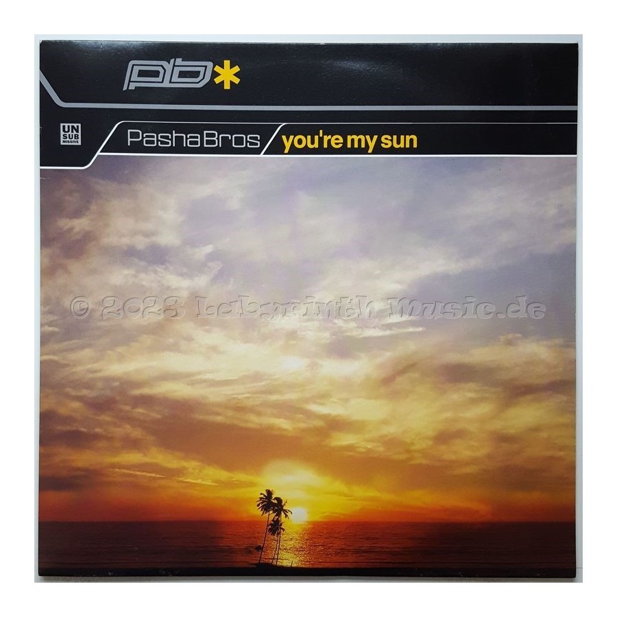 Pasha Bros. - You're My Sun • 12" Vinyl Maxi • MINT - Labyrinth Music
