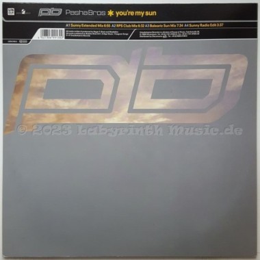 Pasha Bros. - You're My Sun • 12" Vinyl Maxi • MINT - Labyrinth Music
