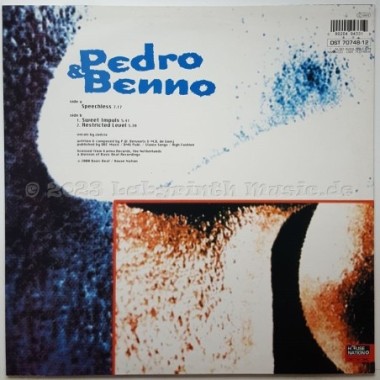 Pedro & Benno - Speechless • 12" Vinyl Maxi • MINT - Labyrinth Music