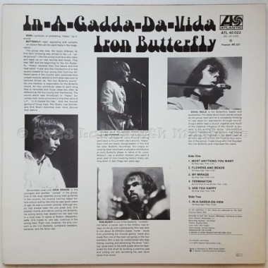 Iron Butterfly - In-A-Gadda-Da-Vida • 12" Vinyl LP • MINT - Labyrinth Music