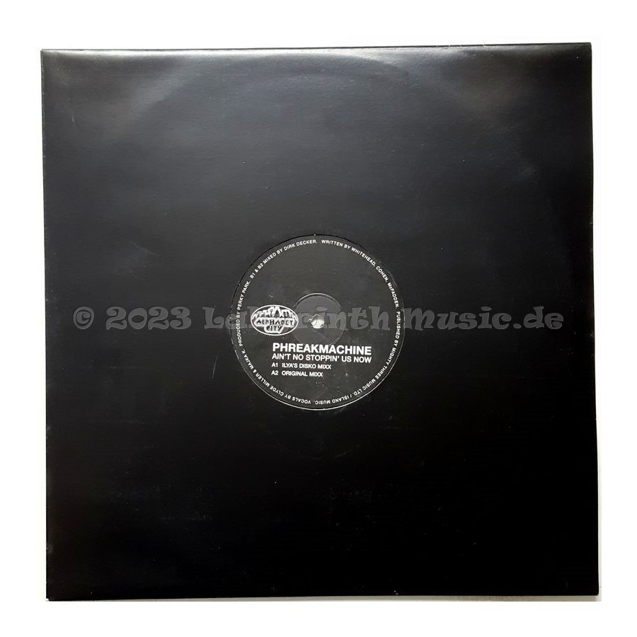 Phreakmachine - Ain't No Stoppin' Us Now • 12" Vinyl Maxi • MINT - Labyrinth Music