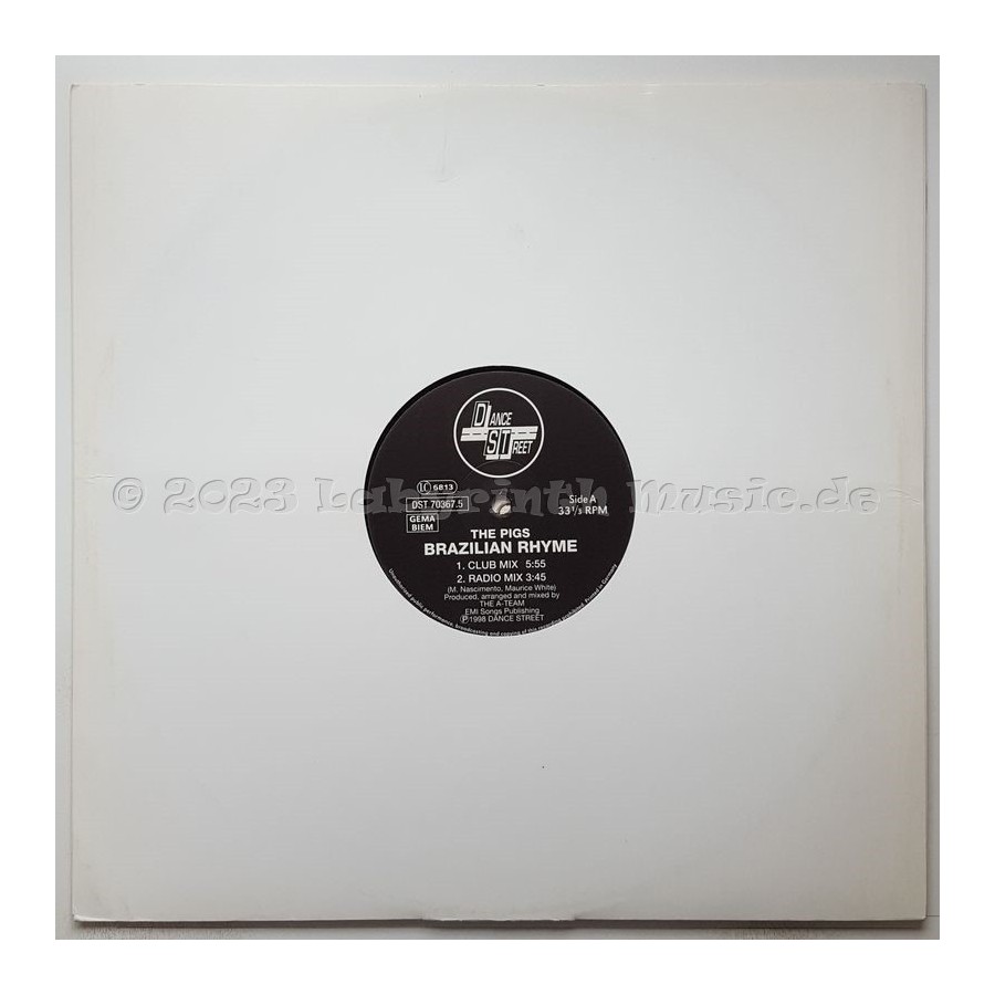 The Pigs - Brazilian Rhyme • 12" Vinyl Maxi • MINT - Labyrinth Music