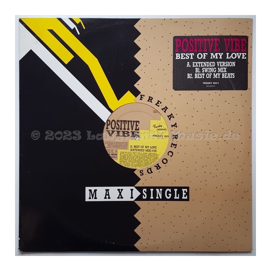 Positive Vibe - Best Of My Love • 12" Vinyl Maxi • MINT - Labyrinth Music