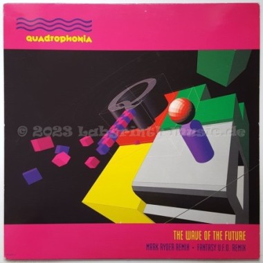 Quadrophonia - The Wave Of The Future • Remix • 12" Vinyl Maxi • MINT - Labyrinth Music