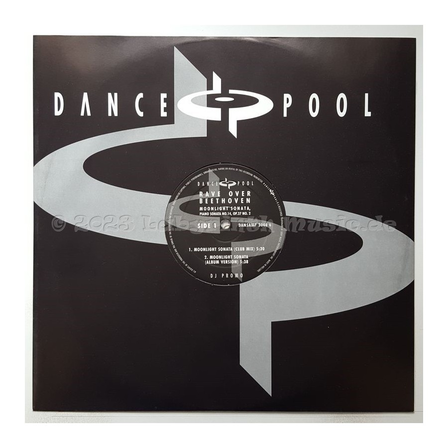 Rave Over Beethoven - Moonlight Sonata • Piano Sonata No. 14 Op. 27 No. 2 • 12" Vinyl Maxi • MINT - Labyrinth Music