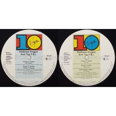 Redhead Kingpin And The Fbi - Pump It Hottie • 12" Vinyl Maxi • MINT - Labyrinth Music