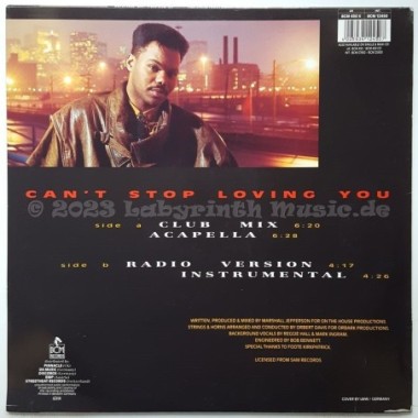 Richard Rogers - Can't Stop Loving You • 12" Vinyl Maxi • EX - Labyrinth Music