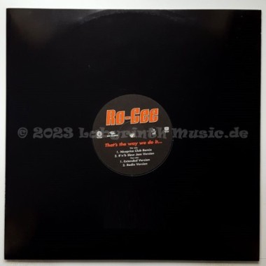 Ro-Cee - That's The Way We Do It • 12" Vinyl Maxi • MINT - Labyrinth Music