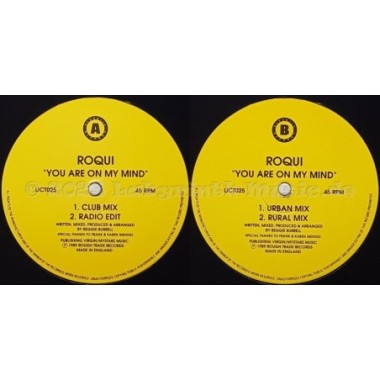 Roqui - You Are On My Mind • 12" Vinyl Maxi • MINT - Labyrinth Music