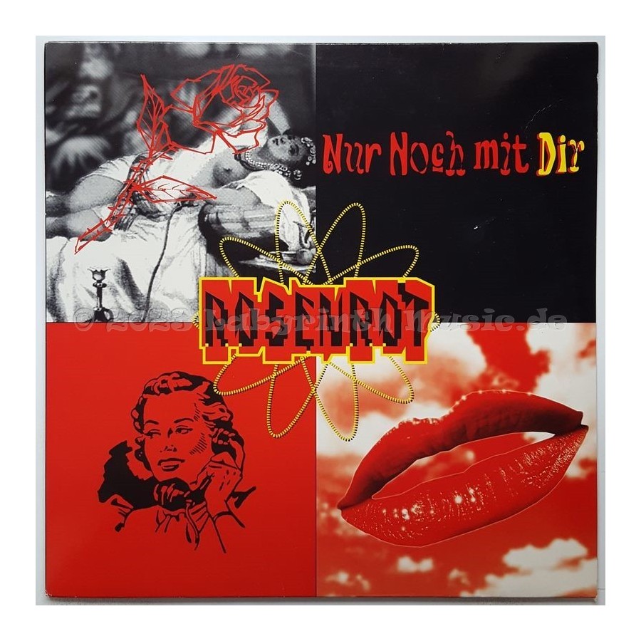 Rosenrot - Nur Noch Mit Dir • 12" Vinyl Maxi • EX - Labyrinth Music
