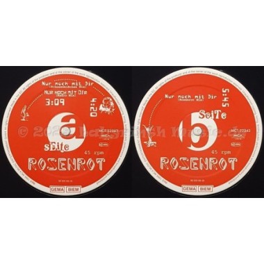 Rosenrot - Nur Noch Mit Dir • 12" Vinyl Maxi • EX - Labyrinth Music