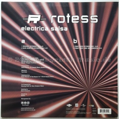 Rotess - Electrica Salsa • The Remixes Vol. 2 • 12" Vinyl Maxi • MINT - Labyrinth Music