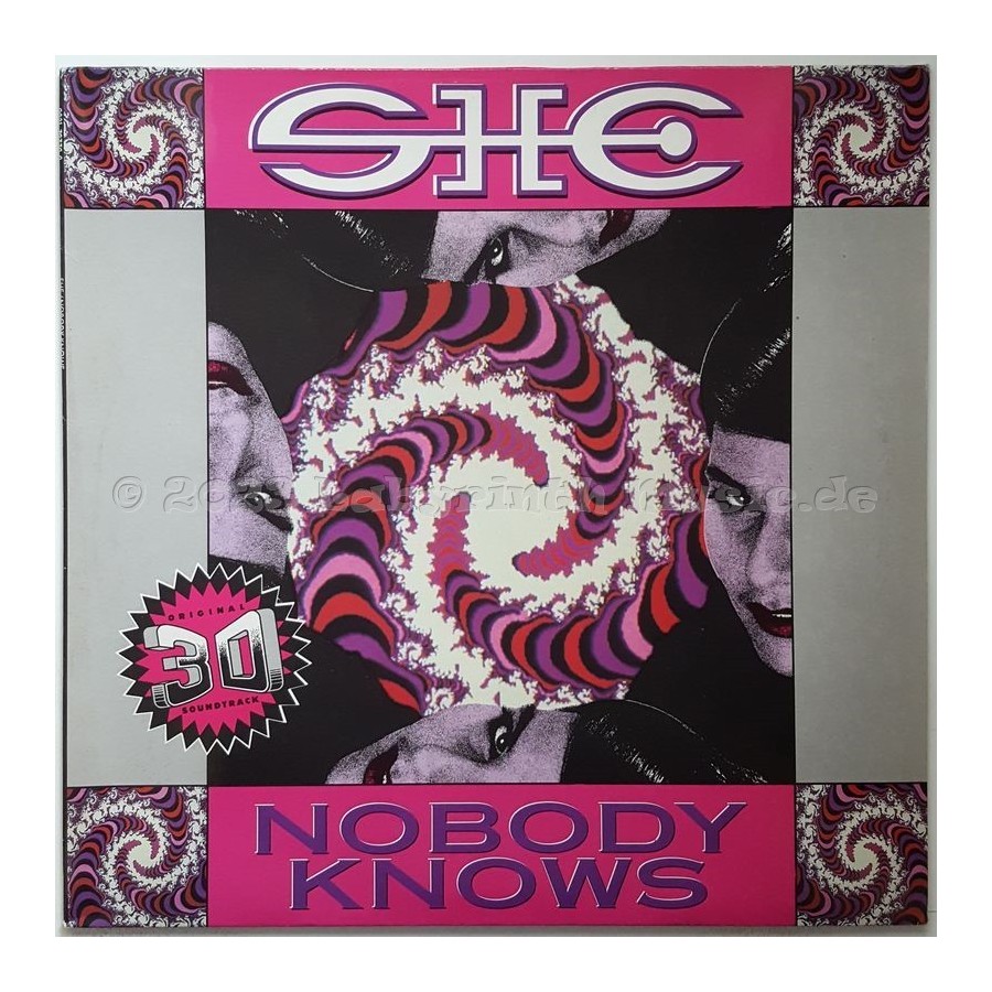 SHE - Nobody Knows • 12" Vinyl Maxi • NM - Labyrinth Music