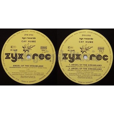 Cay Hume - Angel Of The Dreamland • 12" Vinyl Maxi - Labyrinth Music