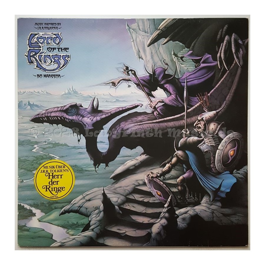 Bo Hansson - Music Inspired By Lord Of The Rings • 12" Vinyl LP • MINT - Labyrinth Music