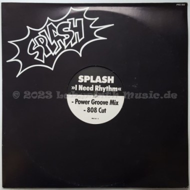 Splash - I Need Rhythm • 12" Vinyl Maxi • MINT - Labyrinth Music