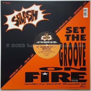 Splash - Set The Groove On Fire • 12" Vinyl Maxi • MINT - Labyrinth Music