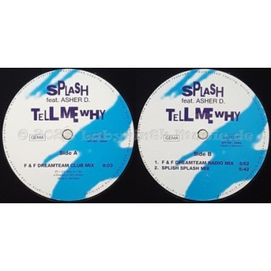 Splash  Feat. Asher D - Tell Me Why • 12" Vinyl Maxi • MINT - Labyrinth Music