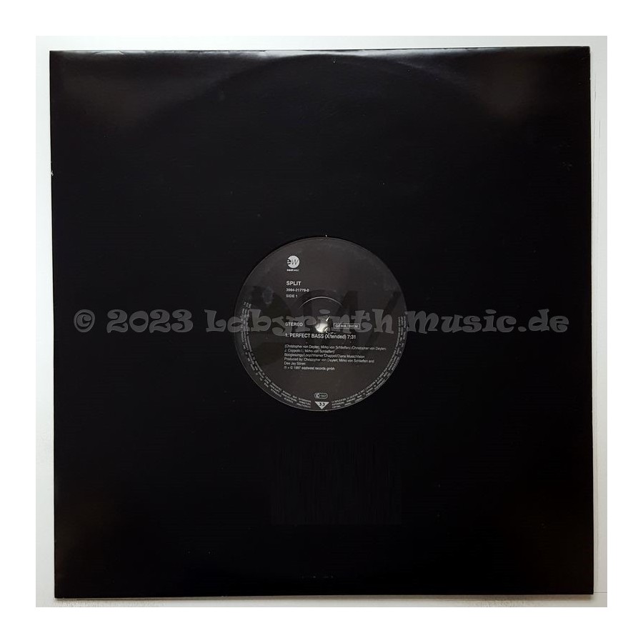 Split - Perfect Bass • 12" Vinyl Maxi • MINT - Labyrinth Music