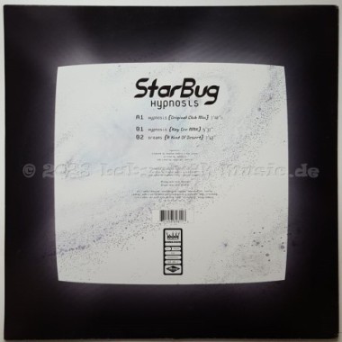 Starbug - Hypnosis • 12" Vinyl Maxi • MINT - Labyrinth Music