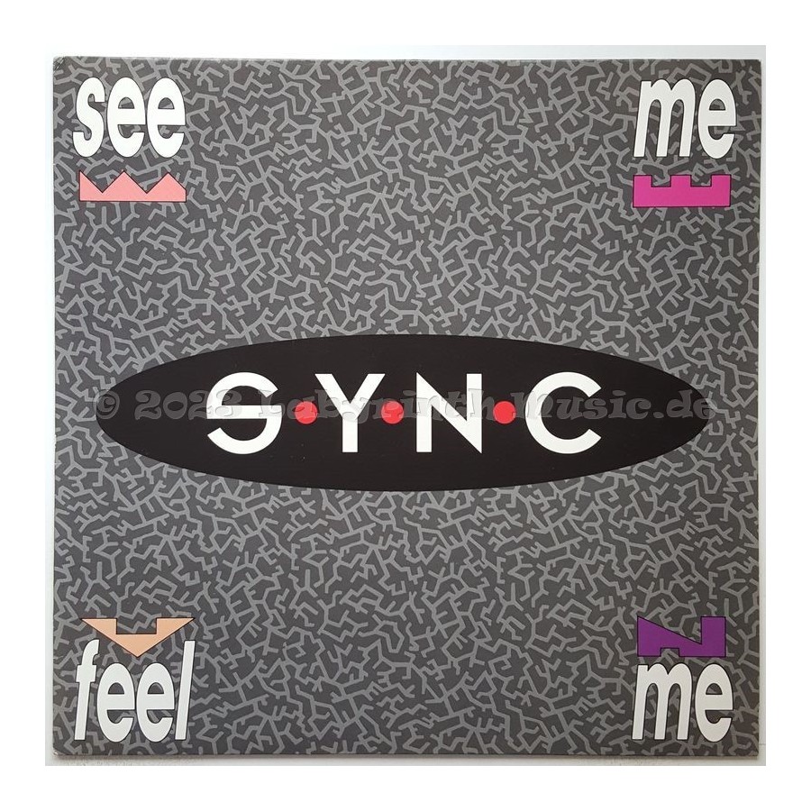 Sync - See Me Feel Me • 12" Vinyl Maxi • MINT - Labyrinth Music
