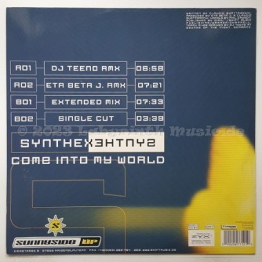 Synthex - Come Into My World • 12" Vinyl Maxi • MINT - Labyrinth Music