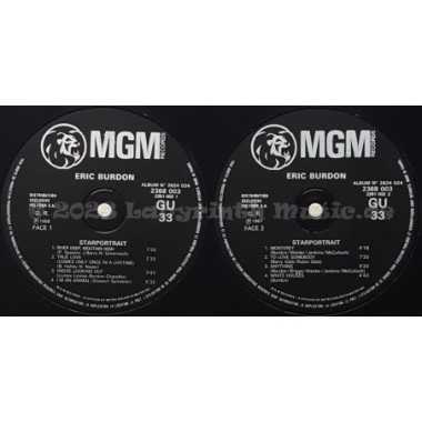 Eric Burdon - Starportrait • 12" Vinyl LP • EX - Labyrinth Music