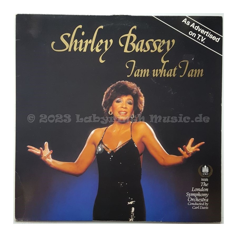 Shirley Bassey With The London Symphony Orchestra - I Am What I Am • 12" Vinyl LP • EX - Labyrinth Music