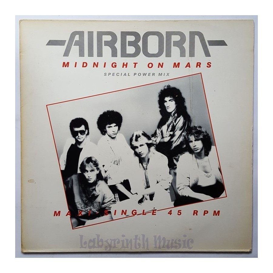 Airborn - Midnight On Mars • 12" Vinyl Maxi - Labyrinth Music